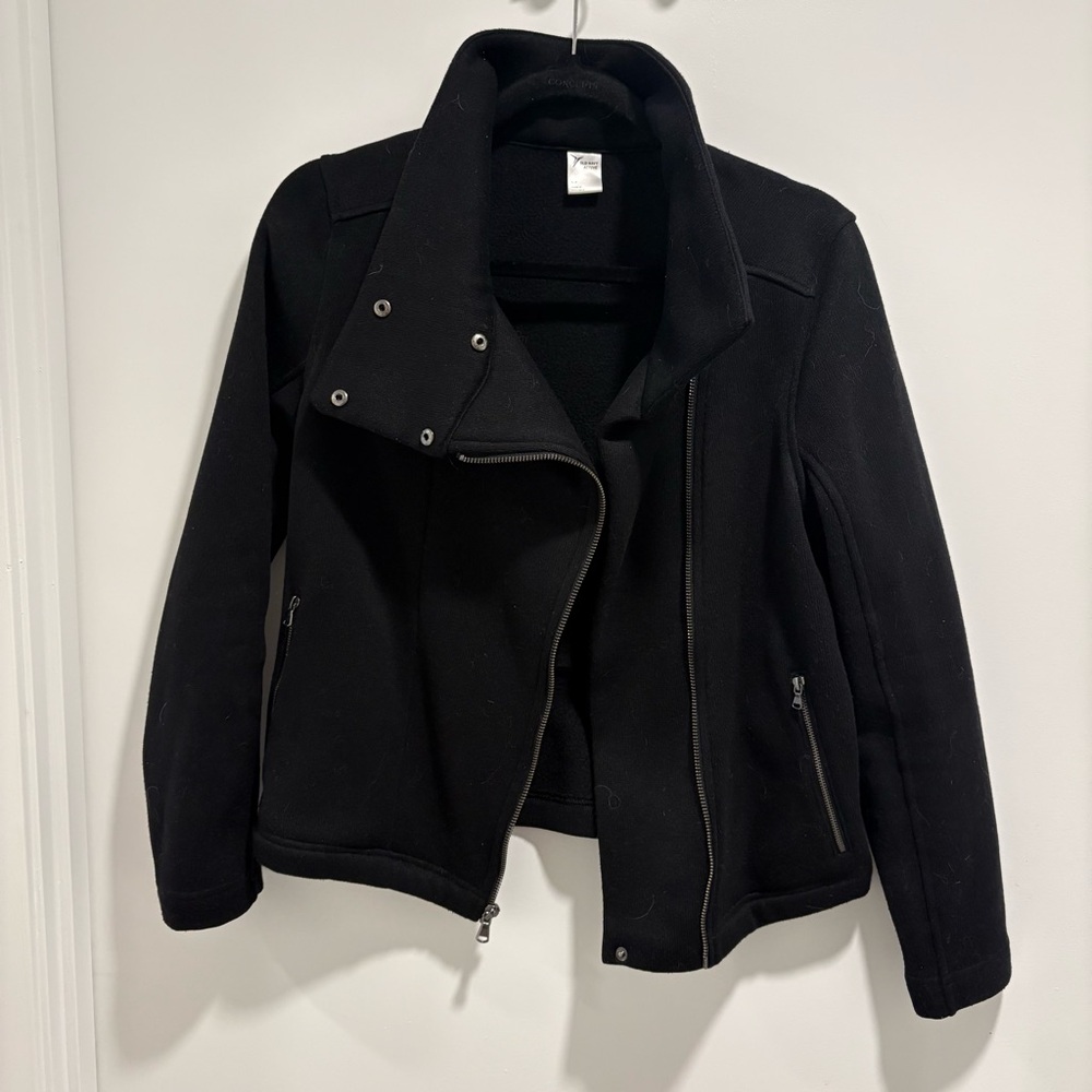 Old Navy Active Women's Black Bomber Jacket